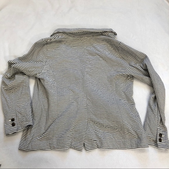 Banana Republic Ponte Knit Striped Blazer Size XL - Picture 6 of 8